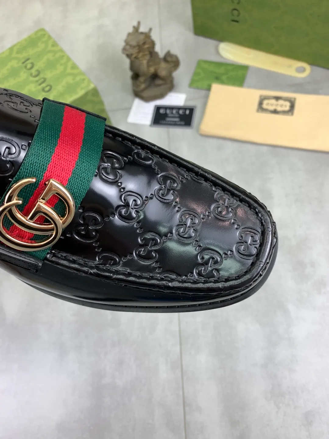 Men's men's shoes 💰P480 [New style] Water-dyed cowhide 💰💎💎💎 [Gucci] GUCCI high-end men's formal business leather shoes, original order 1:1 authentic goods! Original imported high-end open-edge beaded calfskin, original metal buckle, imported first-layer cowhide lining for feet, original outsole, men's shoe size: 38-45, 4️⃣ colors available